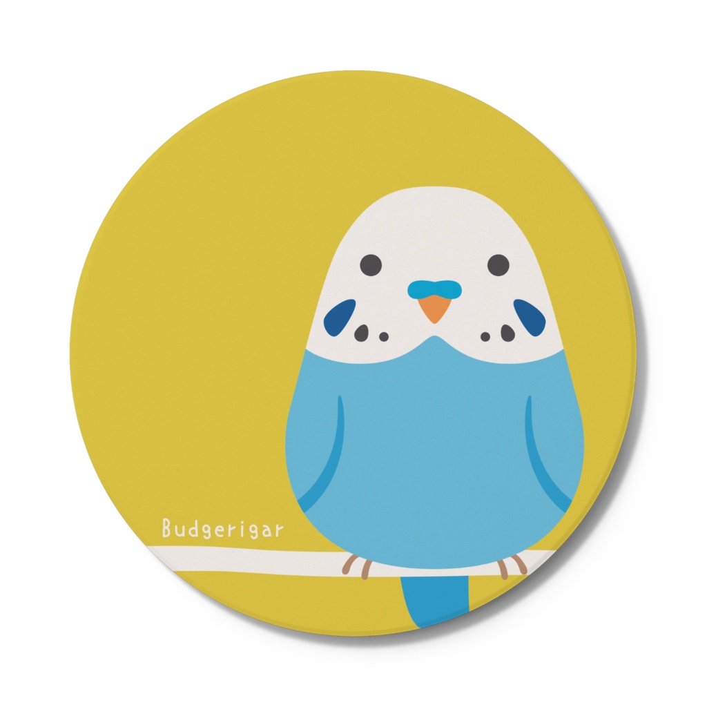 【全6種】鳥さん円形コースター