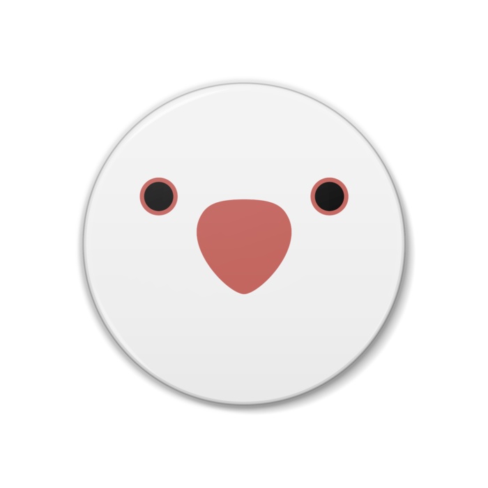【全6種】鳥さん缶バッジ