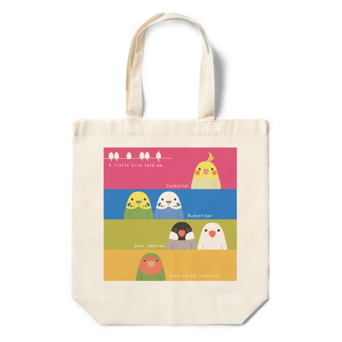 【全2種】鳥さんエコバッグ