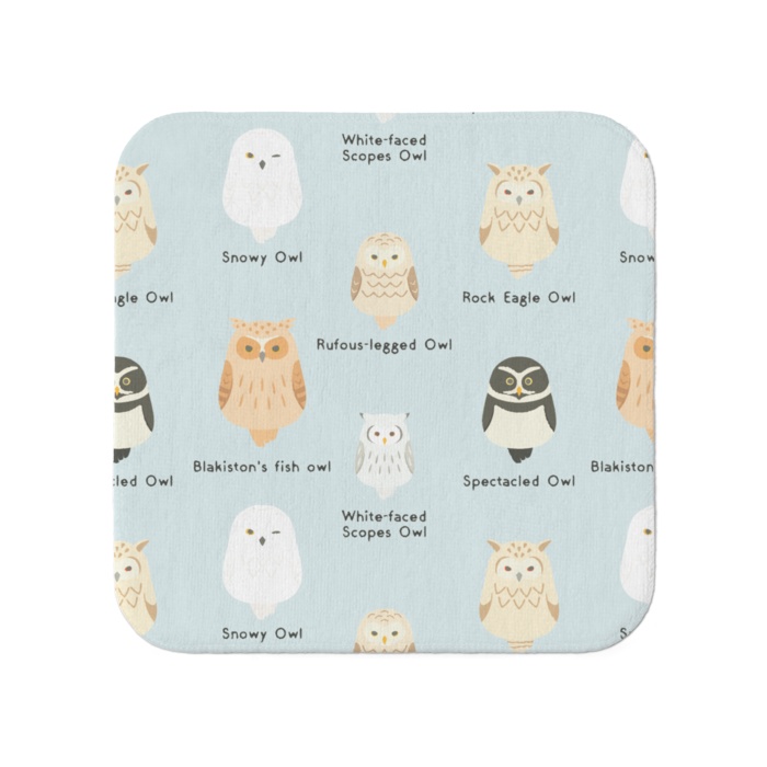 【全2種】ふくろうミニタオル