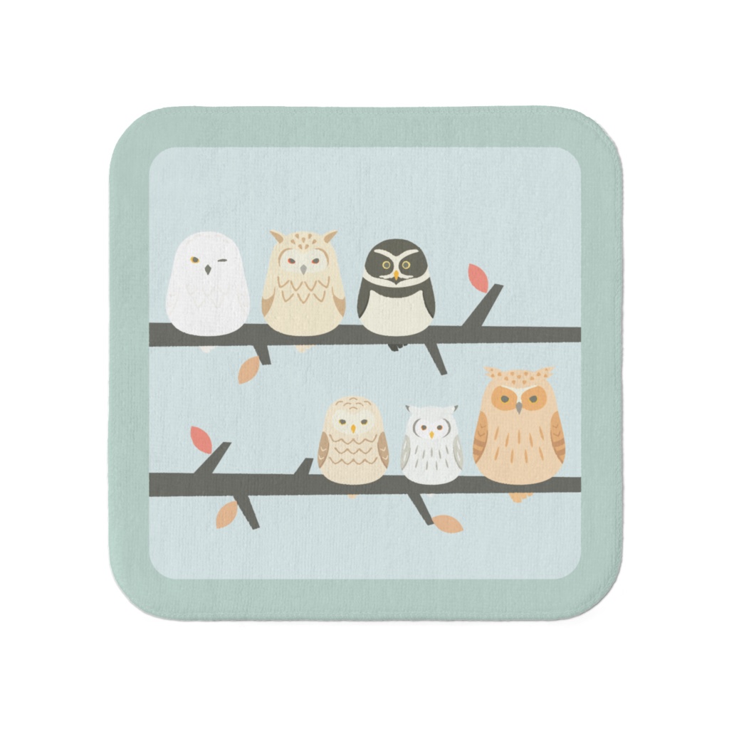 【全2種】ふくろうミニタオル