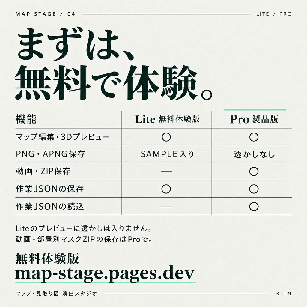 【TRPG・ココフォリア】マップ・見取り図 演出スタジオ Pro|部屋マスク・経路アニメ・3D移動動画