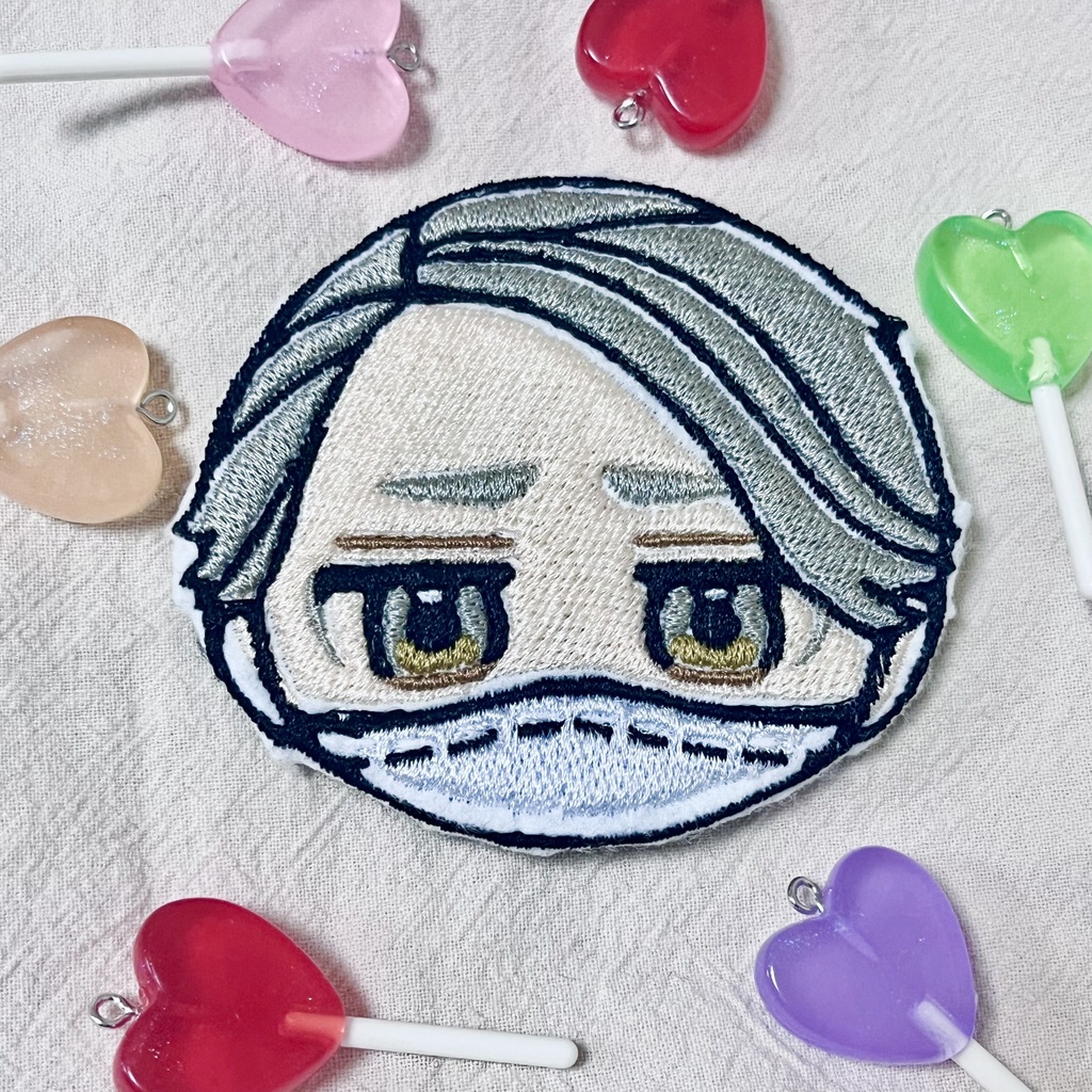 納棺師刺繍ブローチ