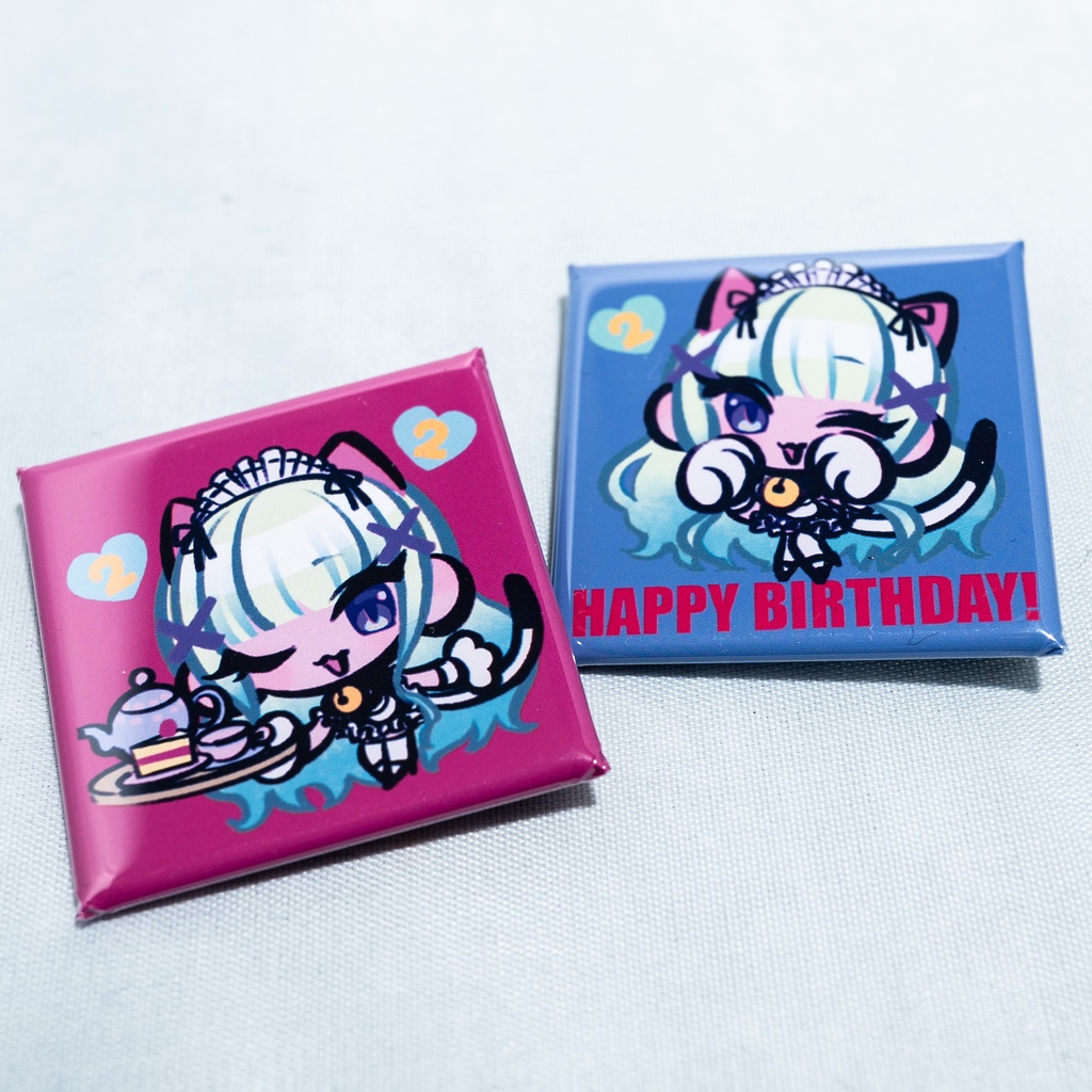 【2周年】トカナイノエお誕生日缶バッジ