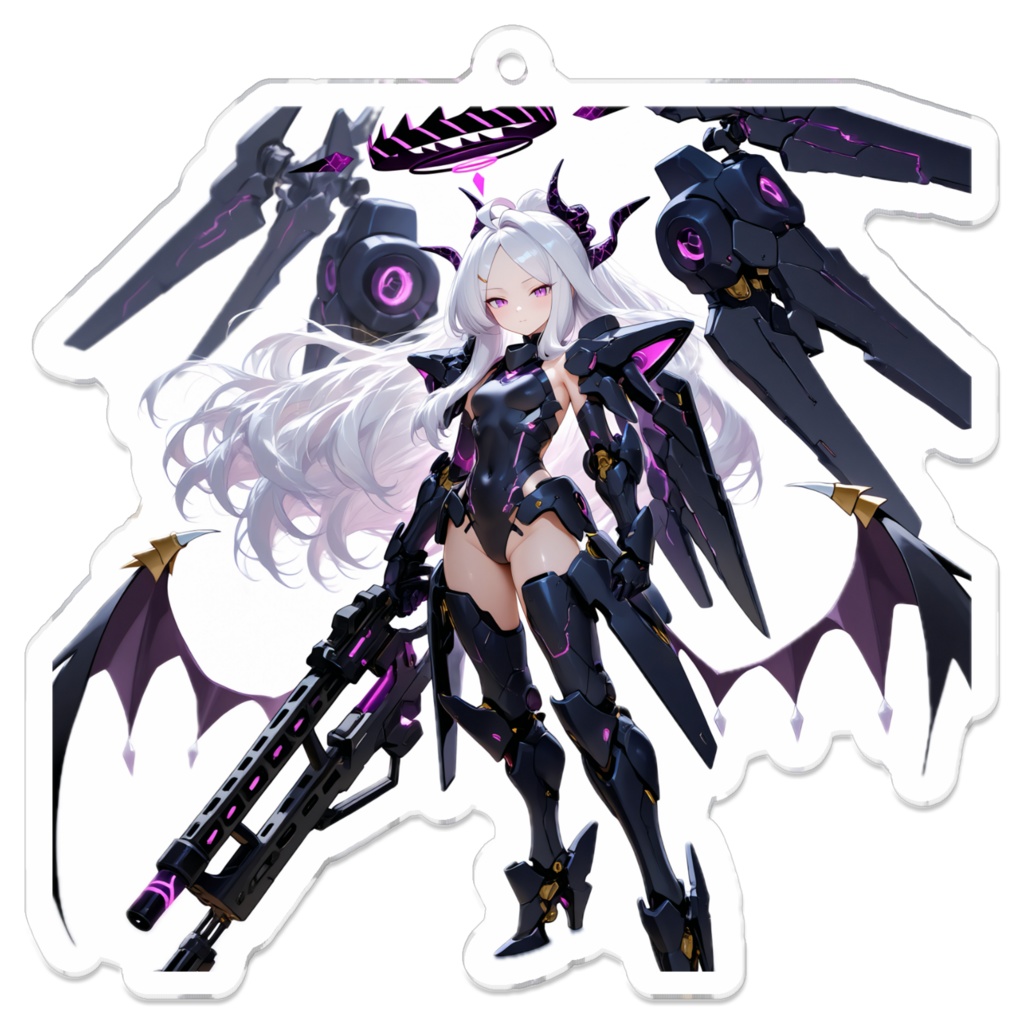 空崎ヒナ - ダークギア - アクリルキーホルダー