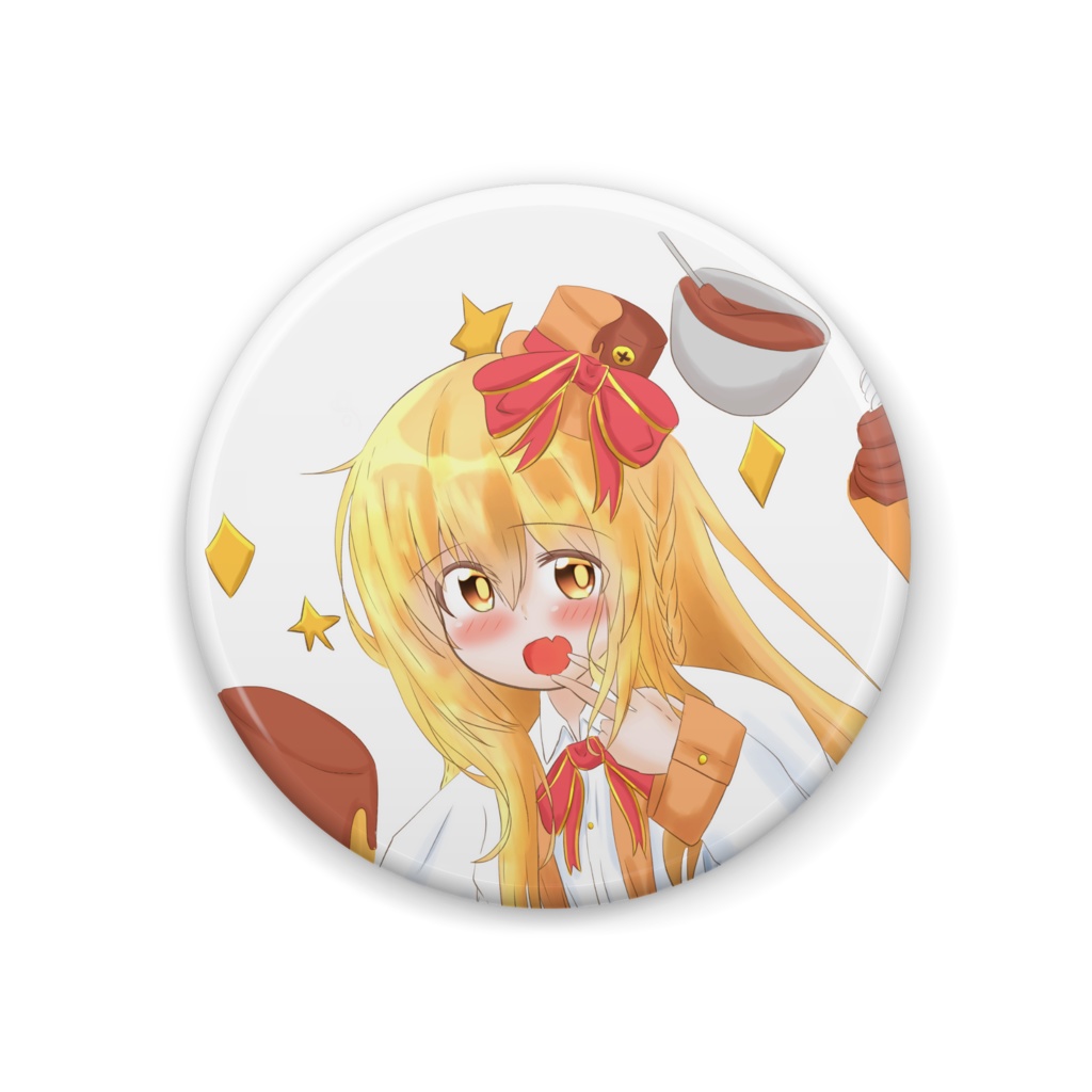 【オリキャラ】近灯 月奈缶バッジ