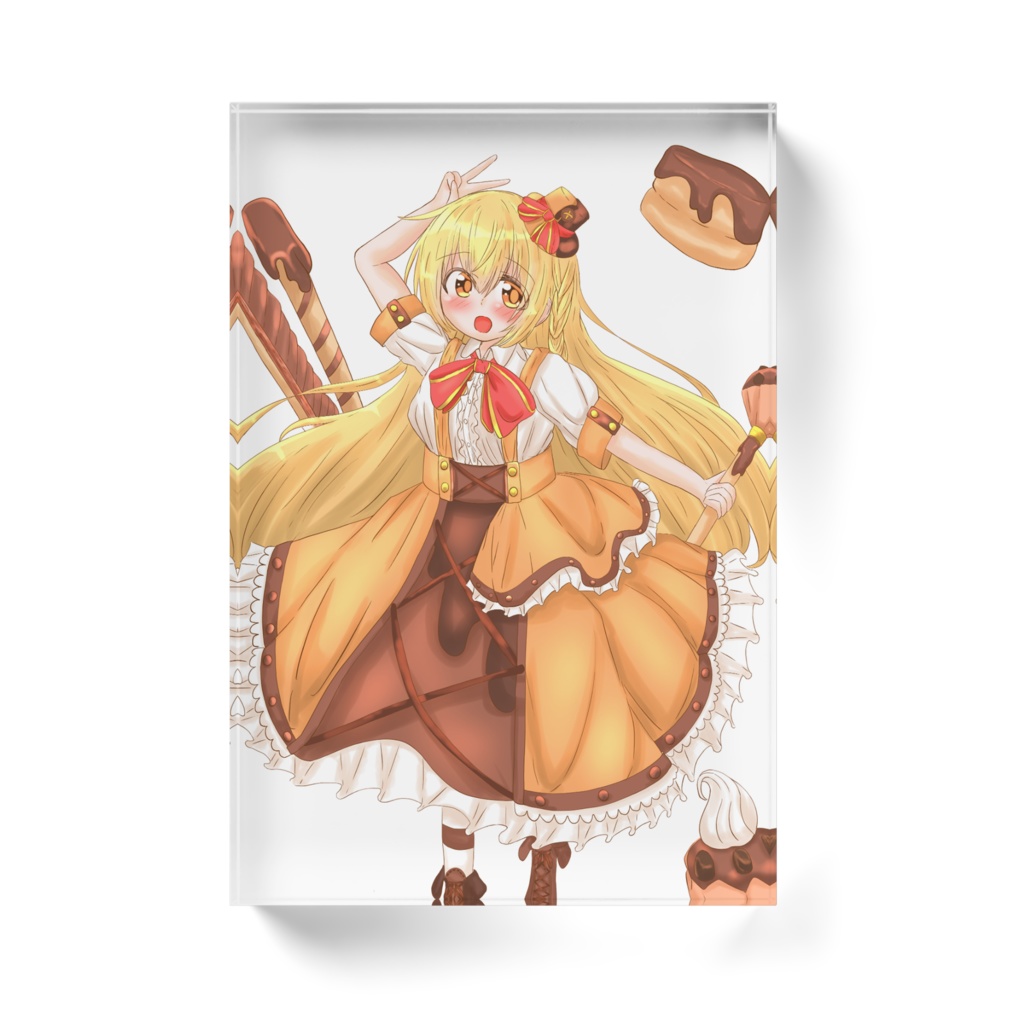 うちの子アクリルブロック