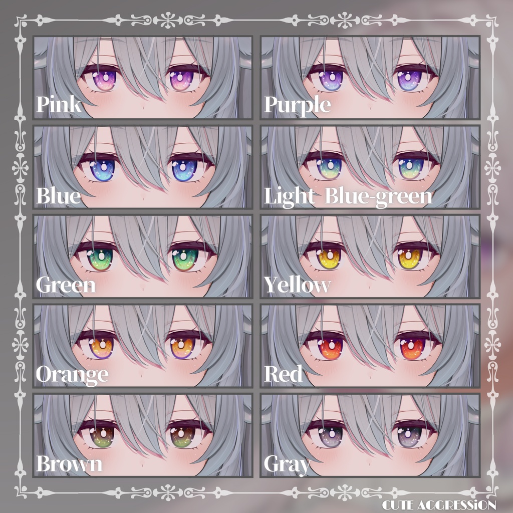 MeltyStarEye Texture + Eyebrow Texture【ミルティナ(Milltina)対応】