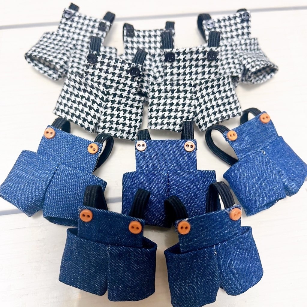 【ほわぬい】イニシャルシャツ&サロペット