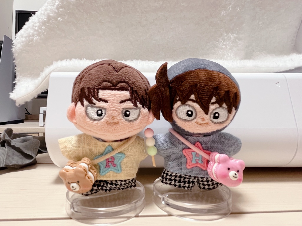 【ほわぬい】イニシャルシャツ&サロペット