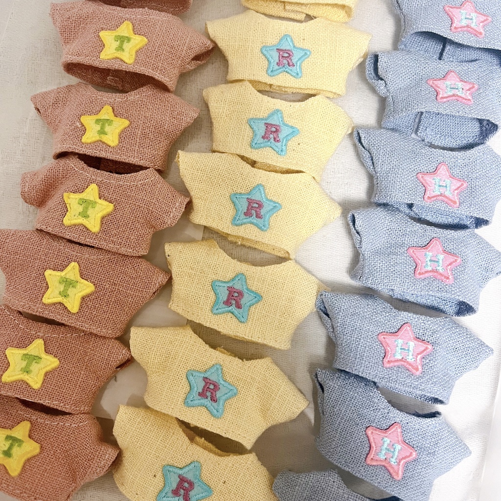 【ほわぬい】イニシャルシャツ&サロペット