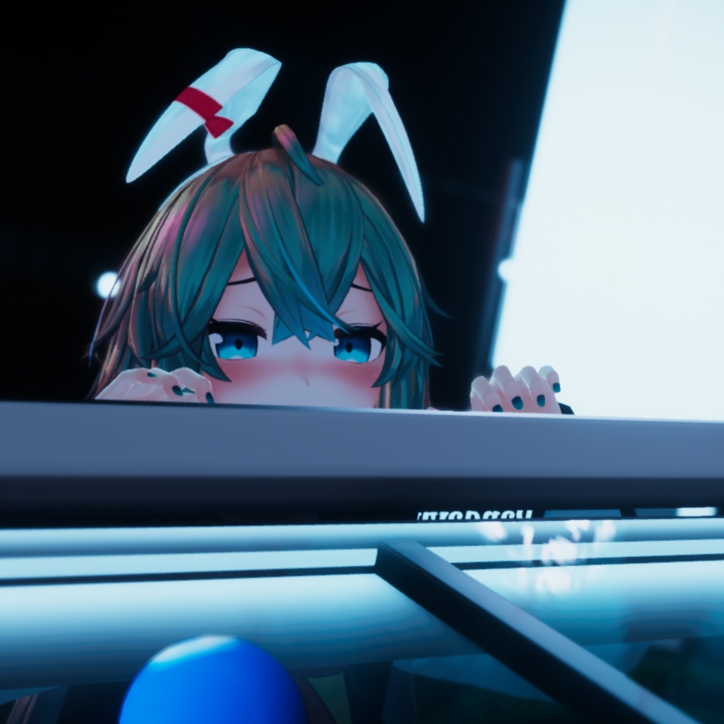 [VRChat] のびーるバニー Bunny Ears 3D Model (MA) - pandayuk1 - BOOTH