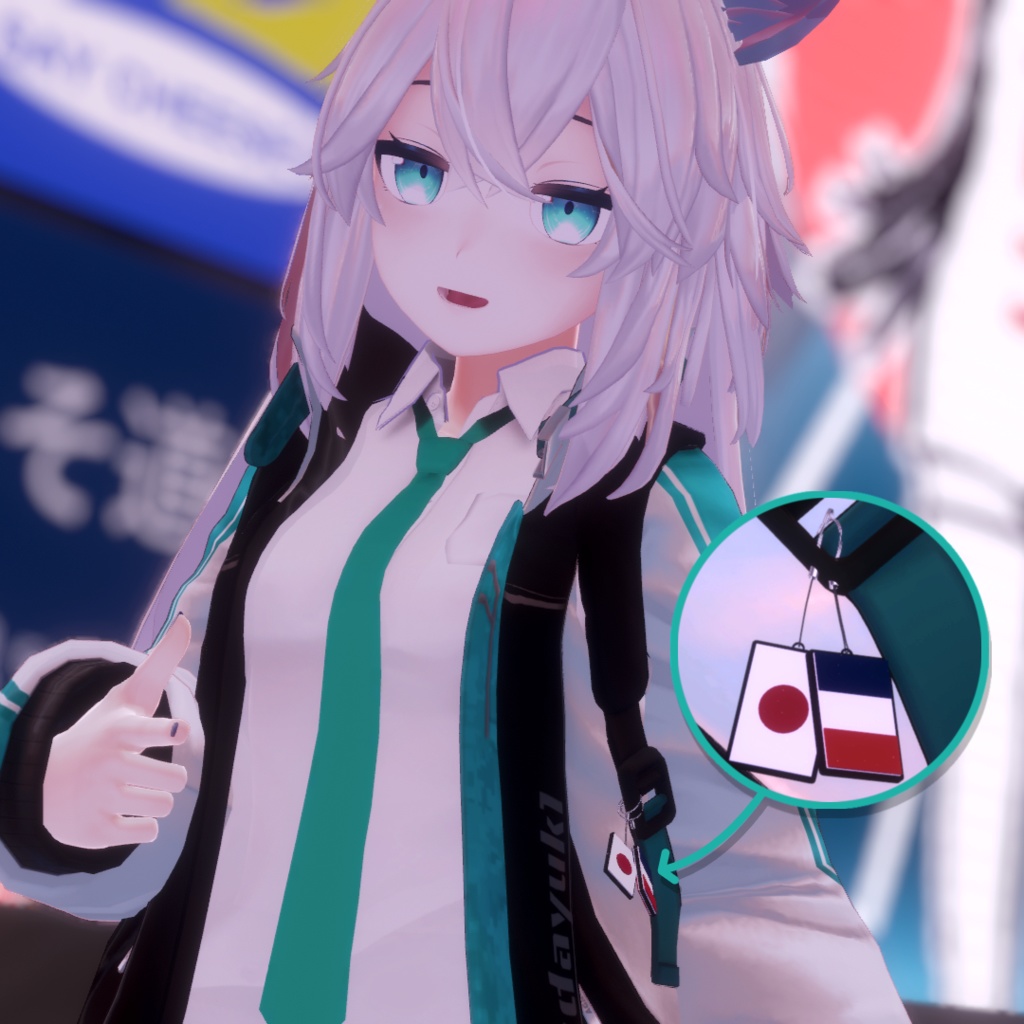 [VRChat] 38ヶ国旗キーホルダーFlag Key chain 38 Countries 3D Model - pandayuk1 ...