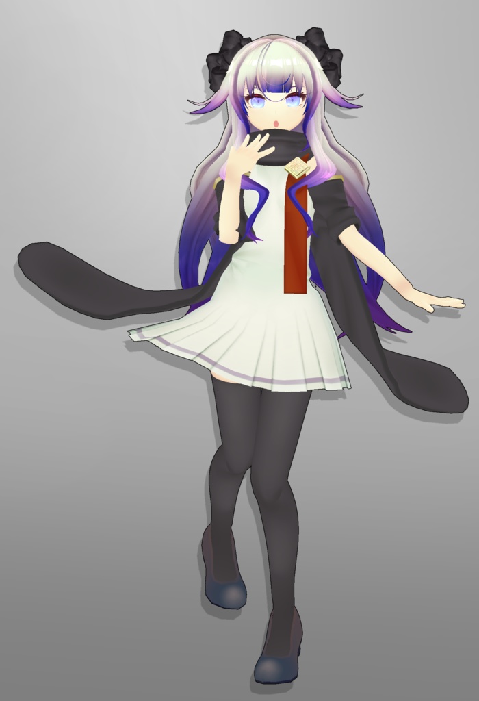 【VRchat・VRM環境対応モデル】GHOSTChloe(ゴーストクロエ)