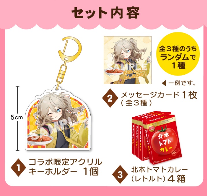 【北本トマトカレー】春日部つむぎコラボセット