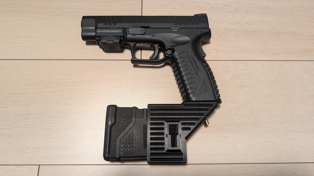 東京マルイ XDM40用 外部ソースマグアダプター v2