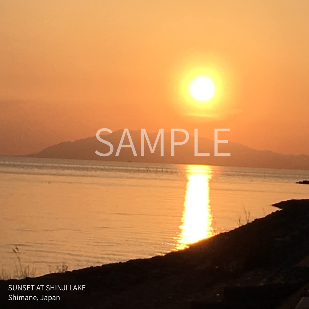 SUNSET AT SHINJI LAKE – Japan