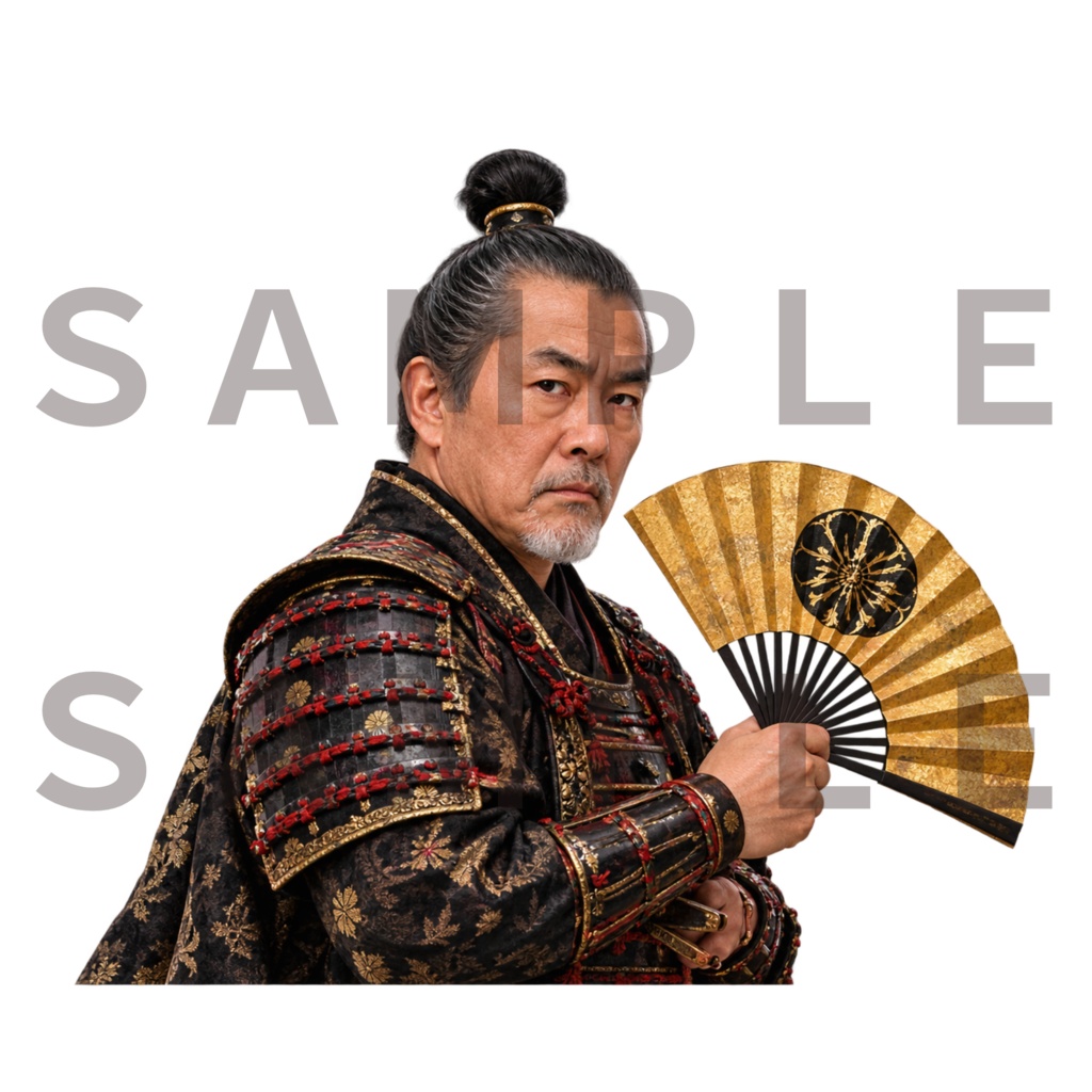 Japanese Samurai PNG Bundle 27+1|侍・武将 透過PNG素材