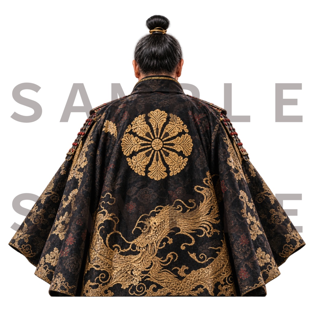 Japanese Samurai PNG Bundle 27+1|侍・武将 透過PNG素材
