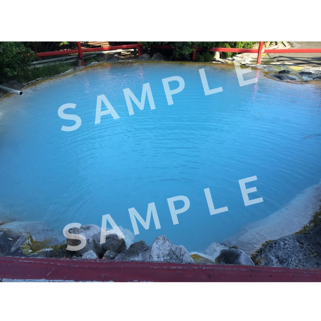 Beppu Onsen Japan Photo Set|Oita Hot Spring & Jigoku Meguri|大分・別府温泉 地獄めぐり デジタルポスター7枚