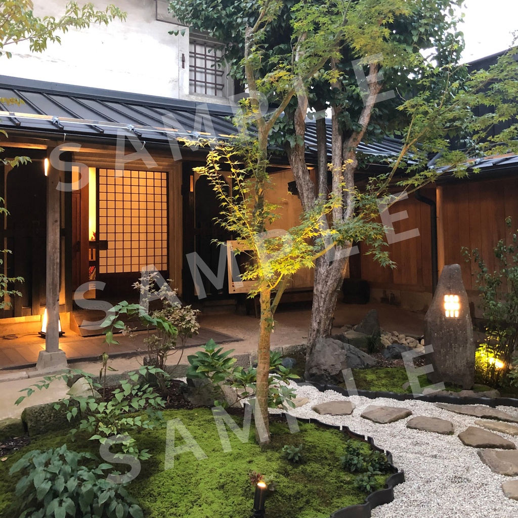 Japanese Garden & Warm Light | Set of 2 Square Photo Prints | Digital Download