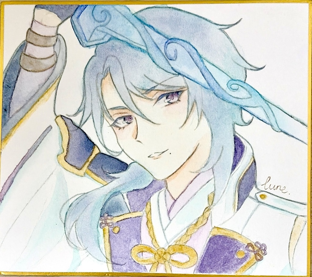 【神里綾人】1/4色紙