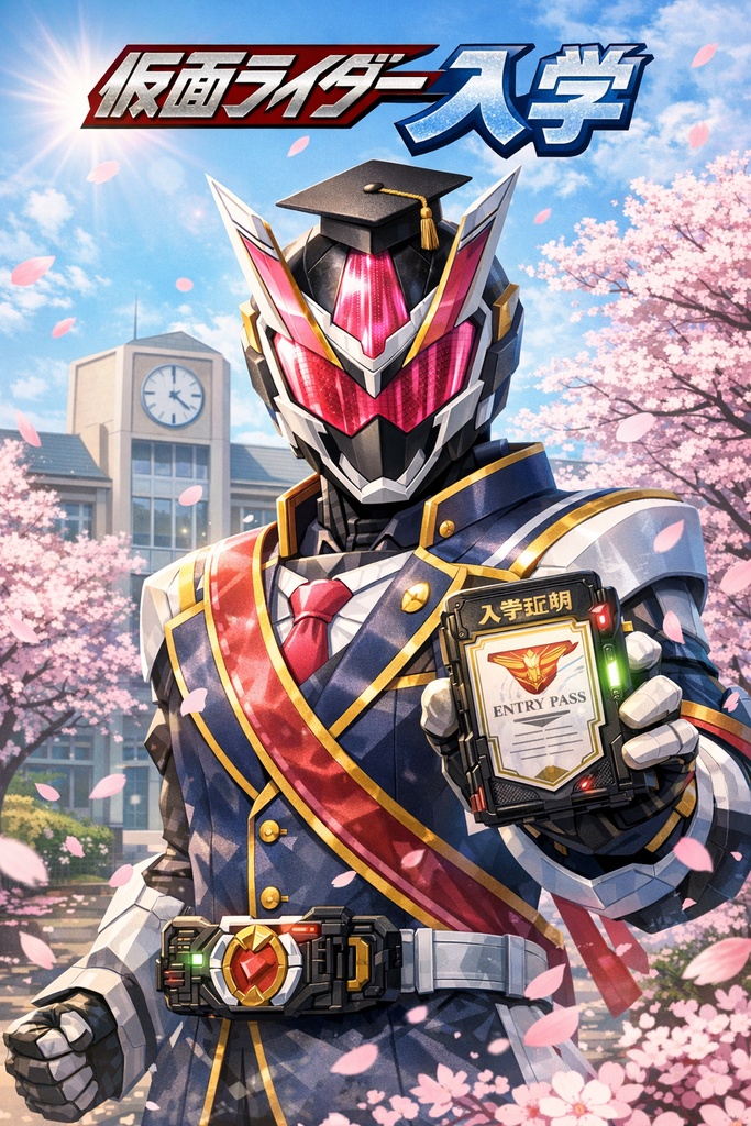 仮面ライダー入学&卒業