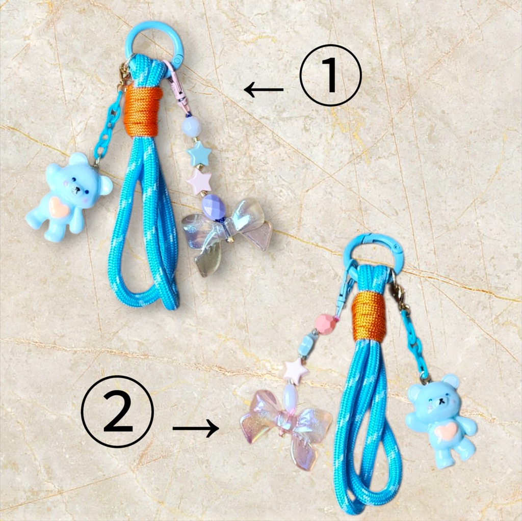 五悠 悟イメージ くま付きパラコードチャーム