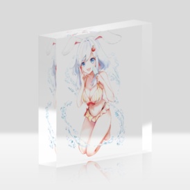 【水着】あかずき【アクリルブロック】【透明】
