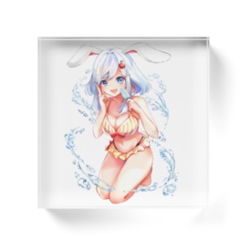 【水着】あかずき【アクリルブロック】【透明】