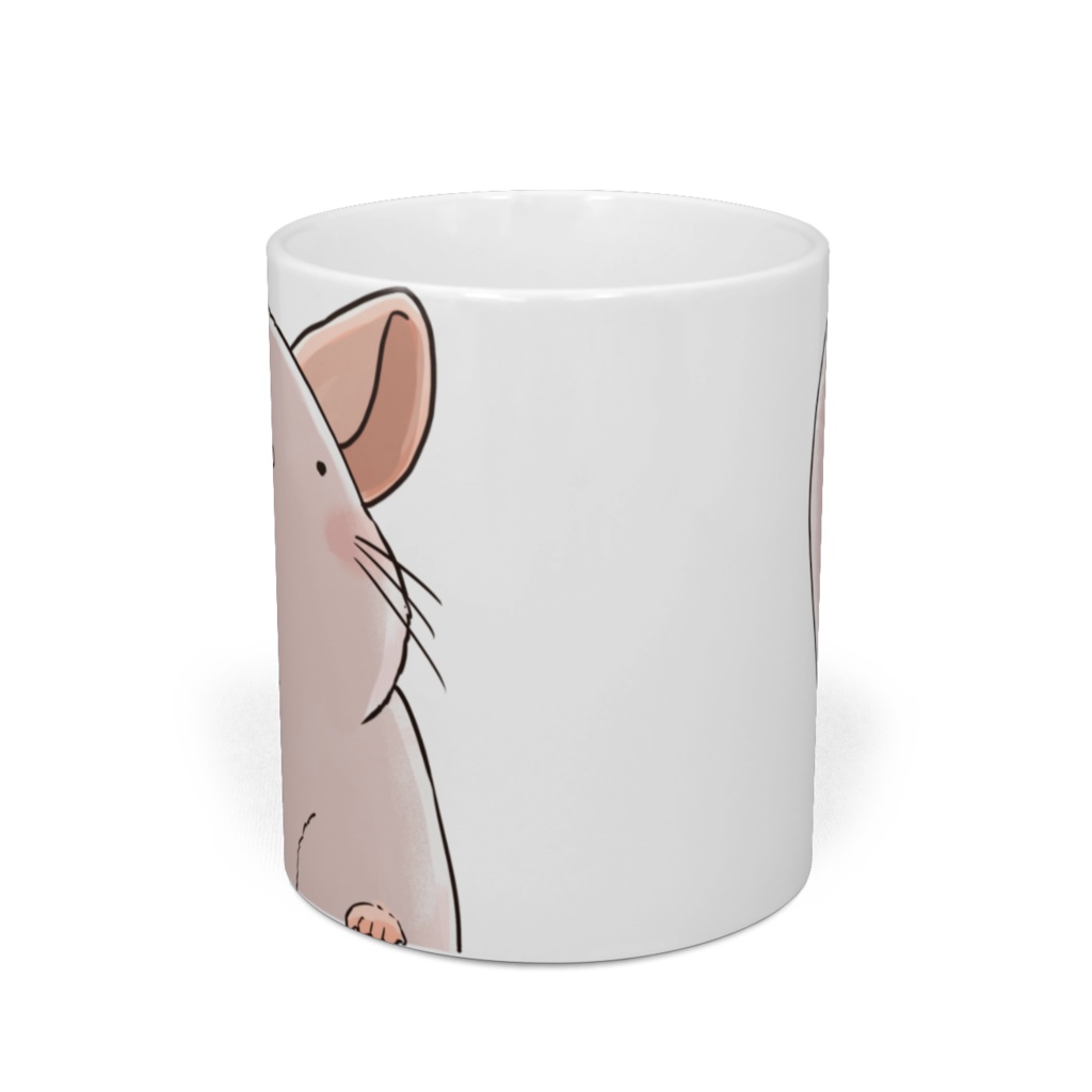 ばにらくんマグカップ顔が近い&尻尾