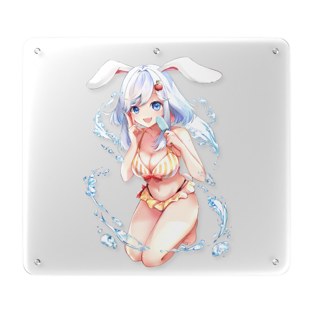 あかずき水着 ガラスマウスパッド