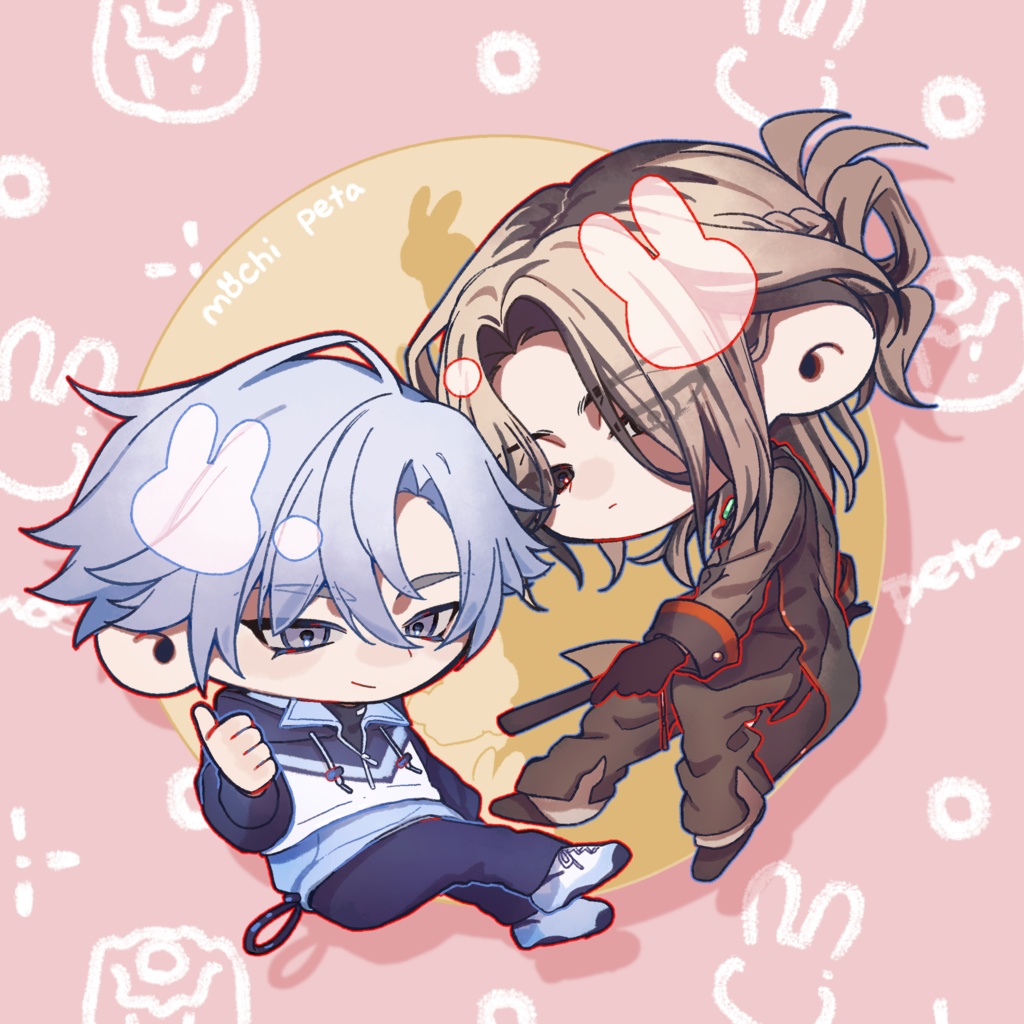もちぺたアクキー