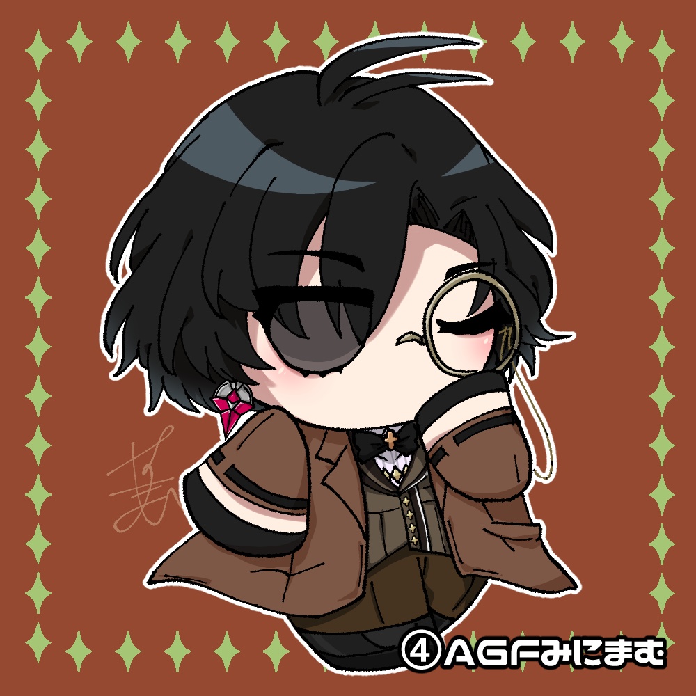 みにまむてぃのすのお着替えアクリルキーホルダー