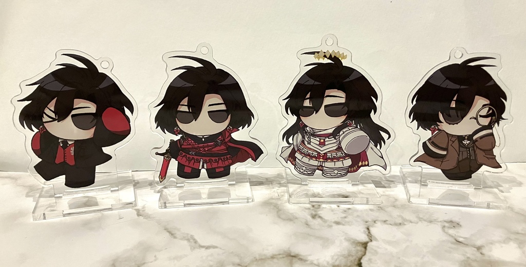 みにまむてぃのすのお着替えアクリルキーホルダー