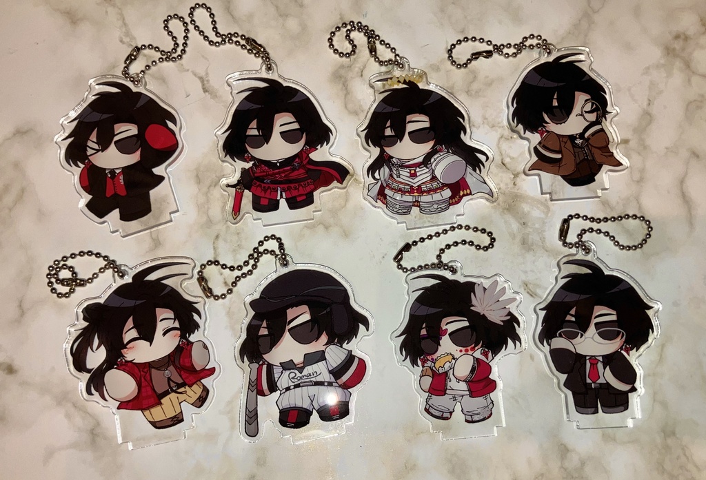 みにまむてぃのすのお着替えアクリルキーホルダー