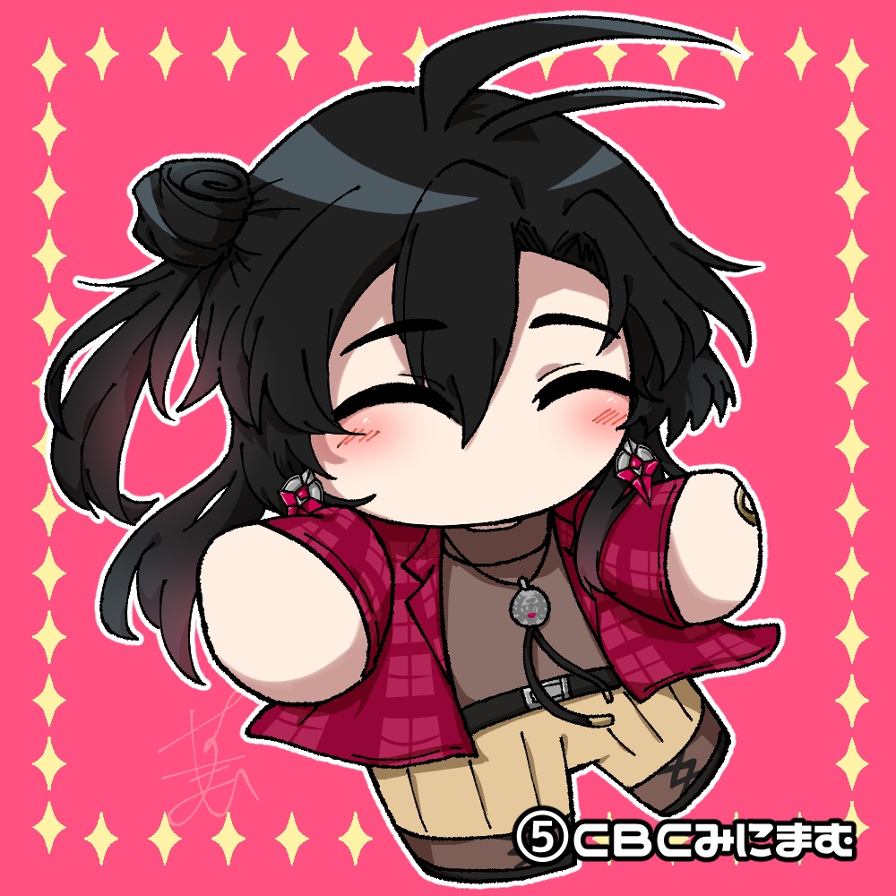 みにまむてぃのすのお着替えアクリルキーホルダー