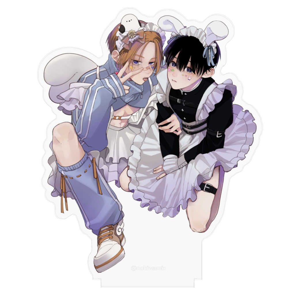 ジャージメイドと学ランメイド アクリルスタンド