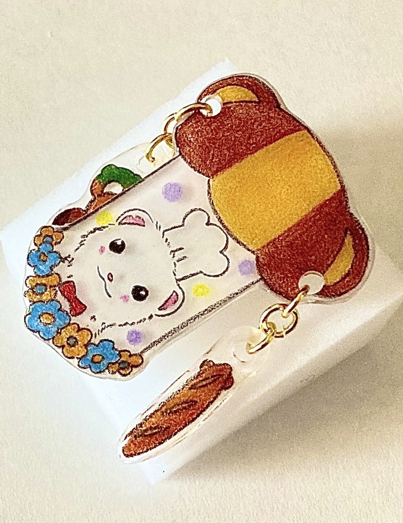 本日開店!フェレットベーカリーブローチ