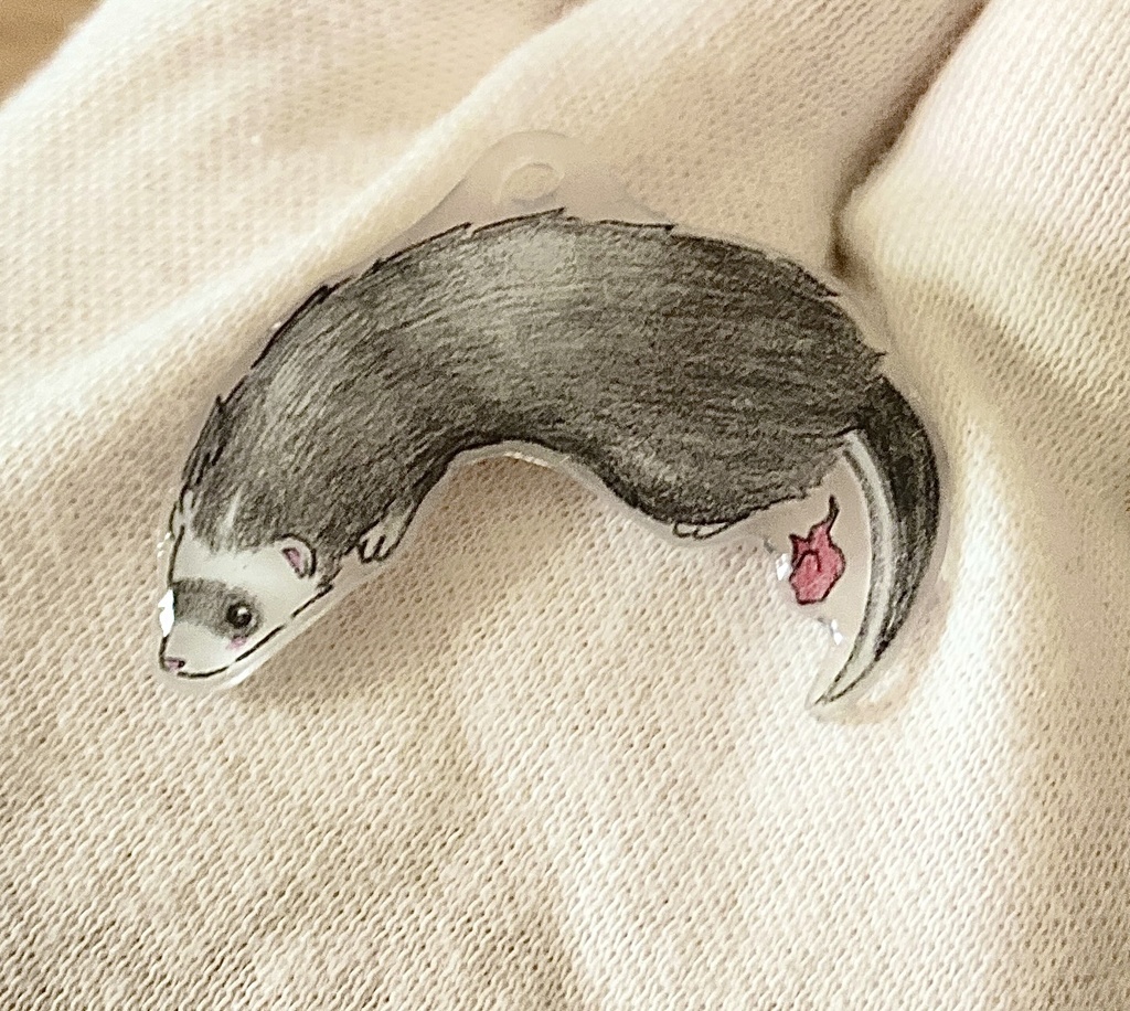 フェレット妖怪「かまいたち」チャーム