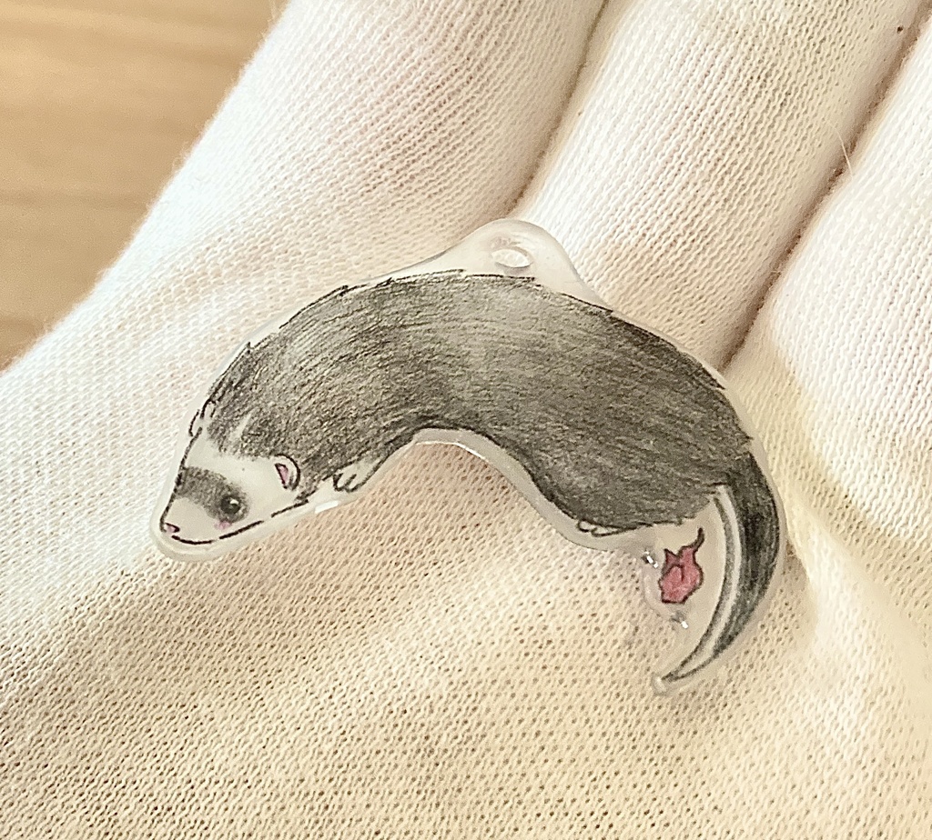 フェレット妖怪「かまいたち」チャーム