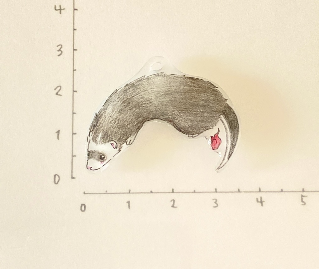 フェレット妖怪「かまいたち」チャーム