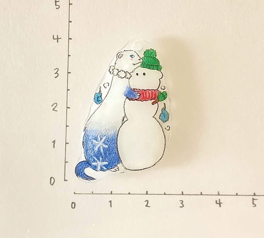 フェレット妖怪「雪女」チャーム