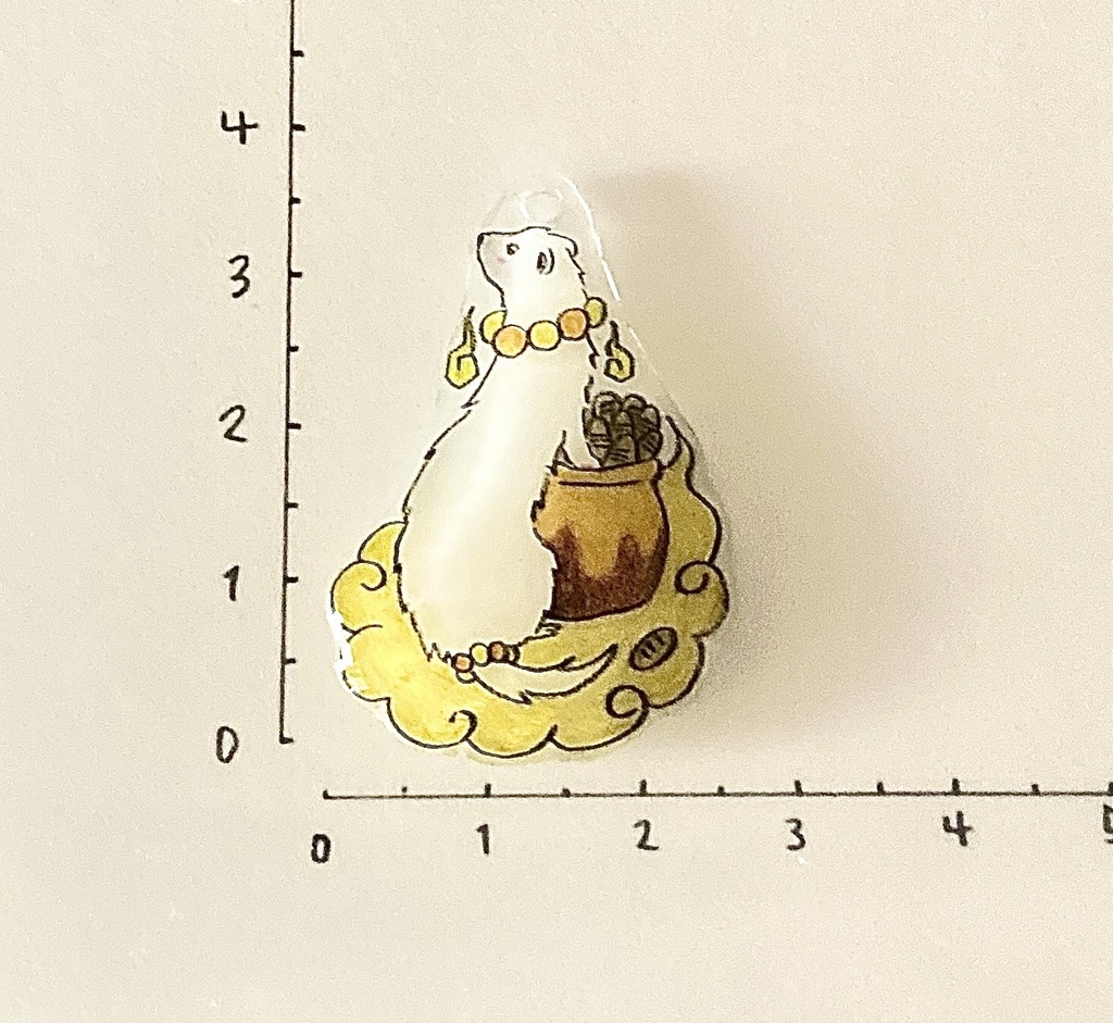 フェレット妖怪「金霊(かなだま)」チャーム