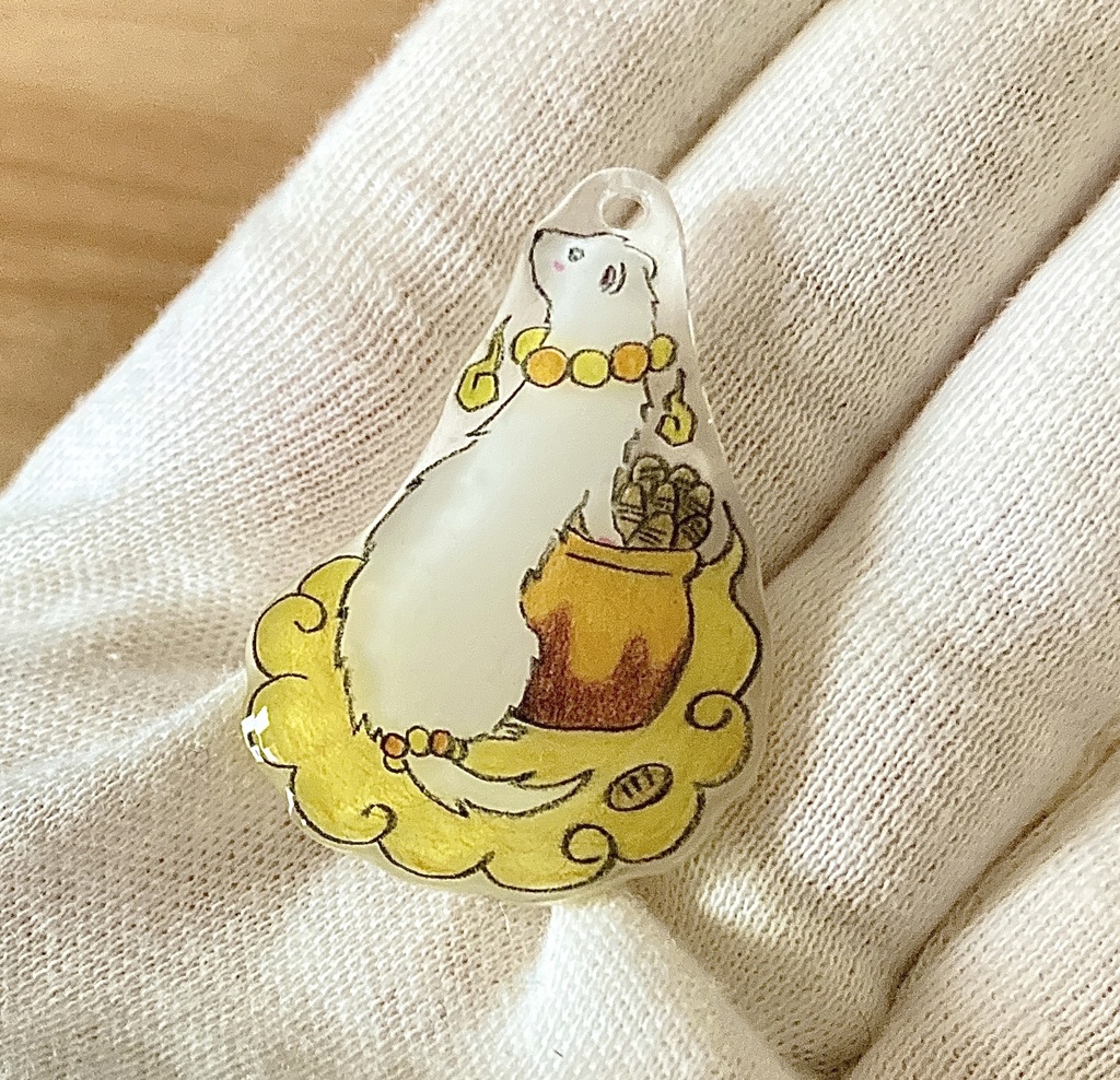 フェレット妖怪「金霊(かなだま)」チャーム