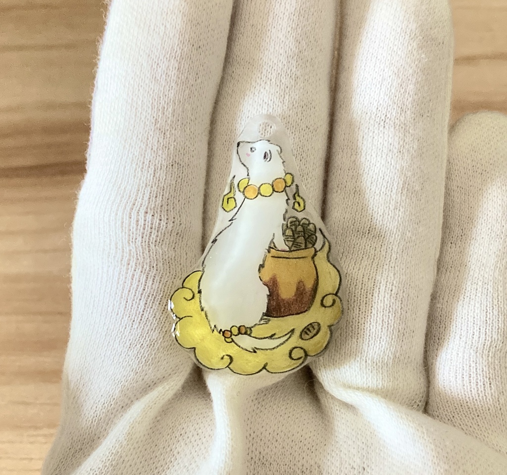 フェレット妖怪「金霊(かなだま)」チャーム
