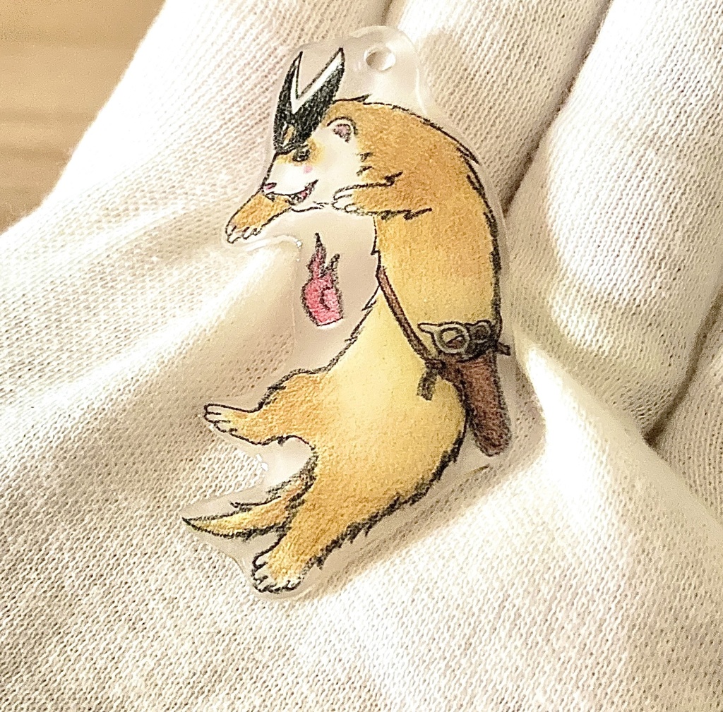 フェレット妖怪「髪切(かみきり)」チャーム