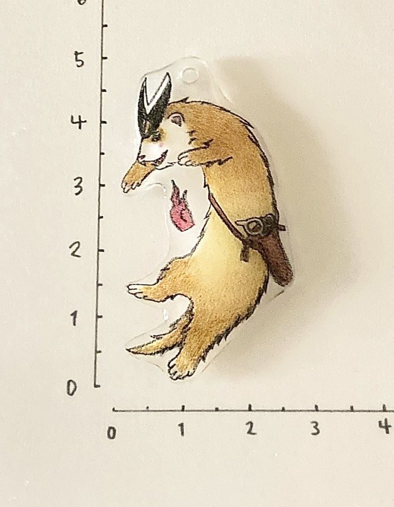 フェレット妖怪「髪切(かみきり)」チャーム