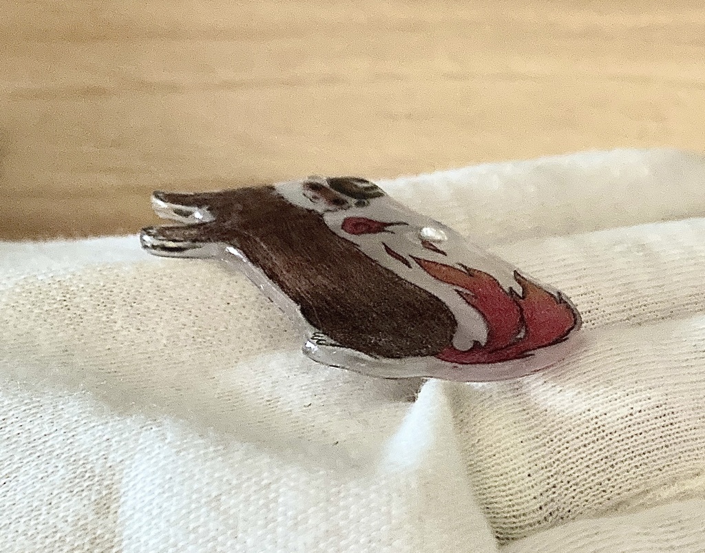 フェレット妖怪「五徳猫(ごとくねこ)」チャーム