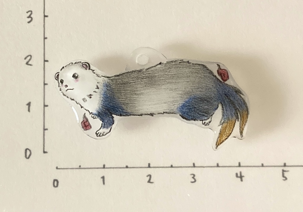 フェレット妖怪「ねこまた」チャーム